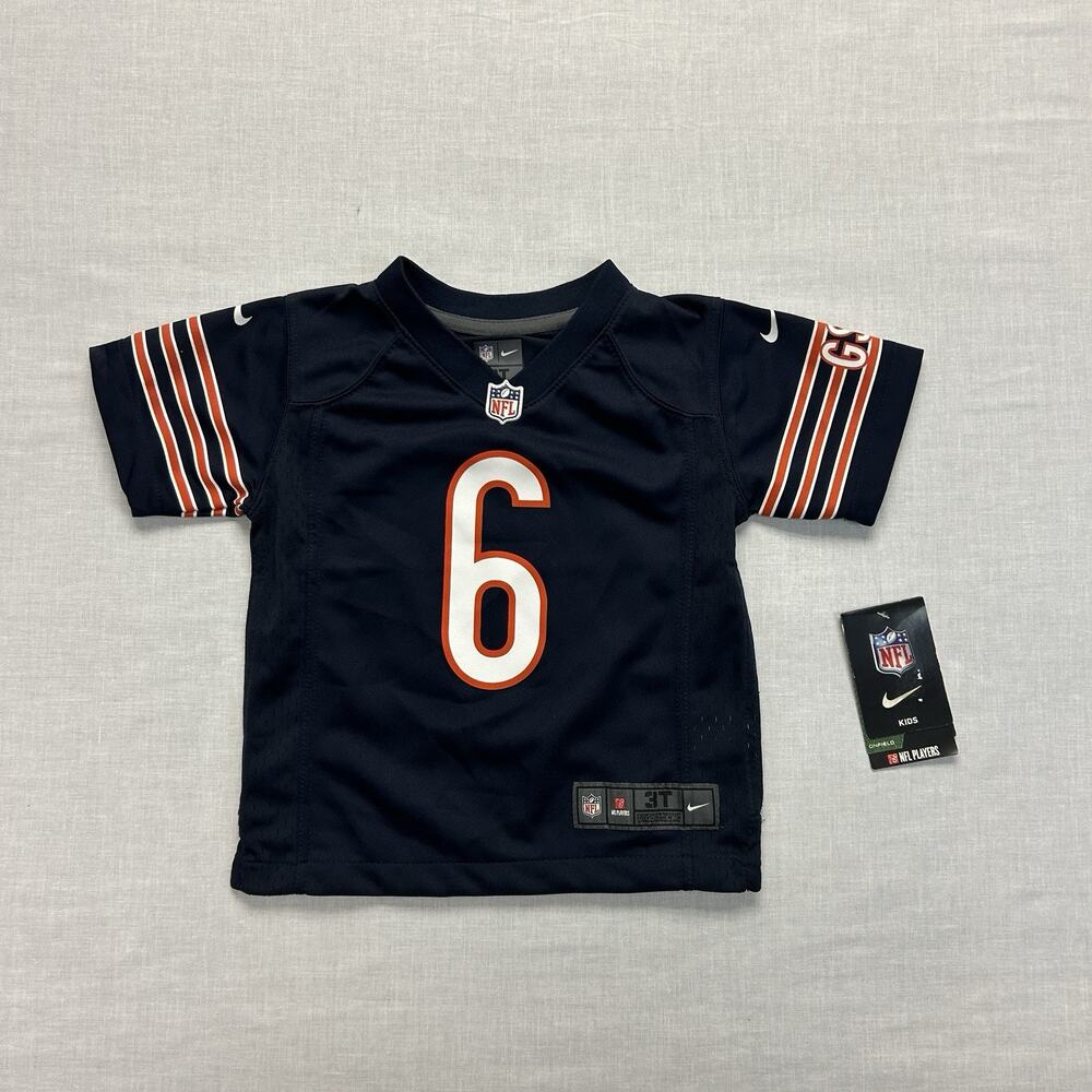 Jay Cutler NEW Nike NFL Chicago Bears Toddler 3T Home Navy Blue Game Jersey NWT